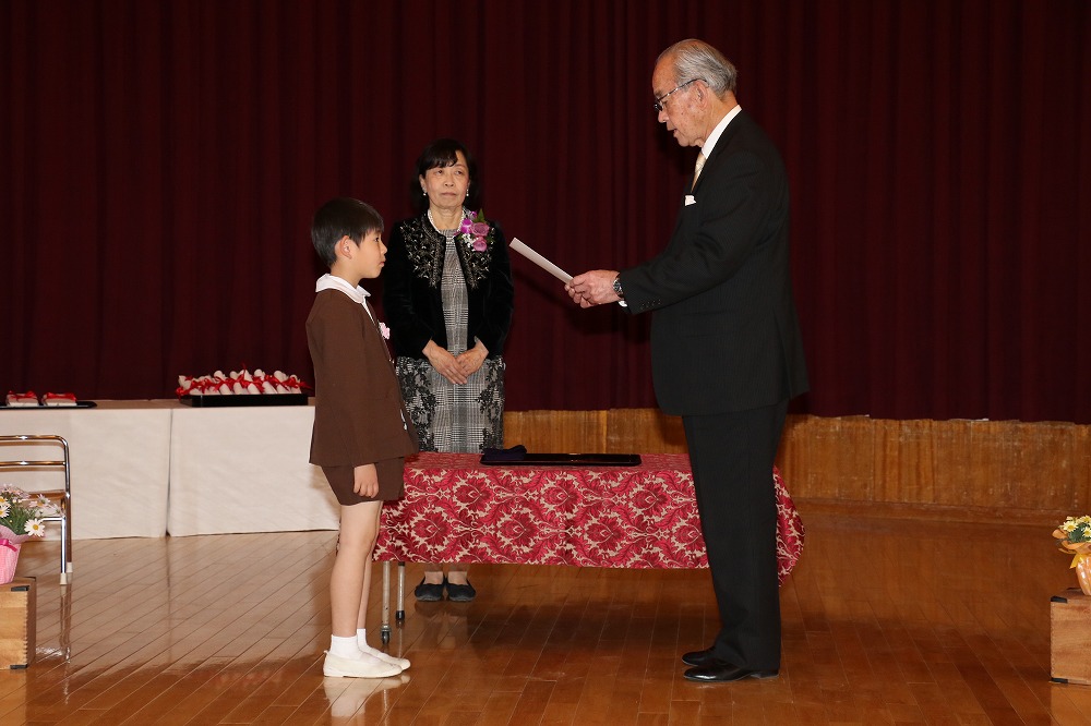 保育証書授与式（卒園式）（3月）